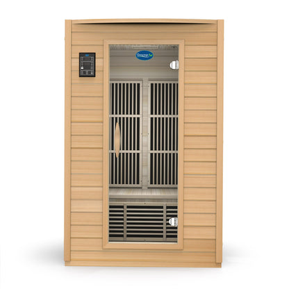 Durasage - 2 Person Carbon Canadian Hemlock Infrared Sauna 1700 Watts Premium Audio